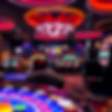 Inside view showcasing gaming options