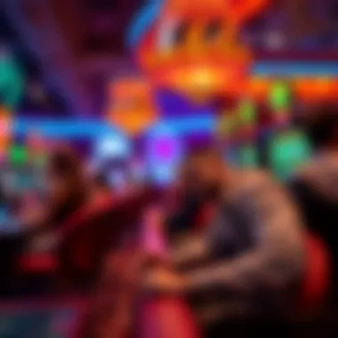 Player enjoying the gaming experience