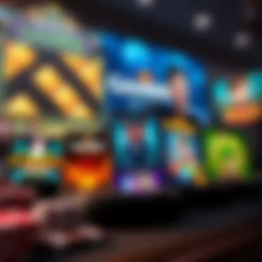 Variety of Games on Americas Cardroom Mobile App Different game options available on the app