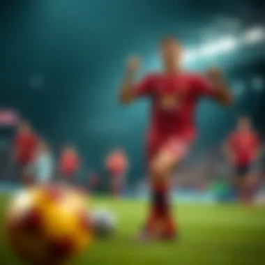 Infographic highlighting key player contributions for Manchester United