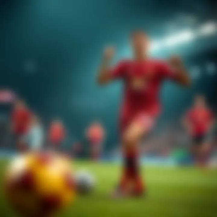 Infographic highlighting key player contributions for Manchester United