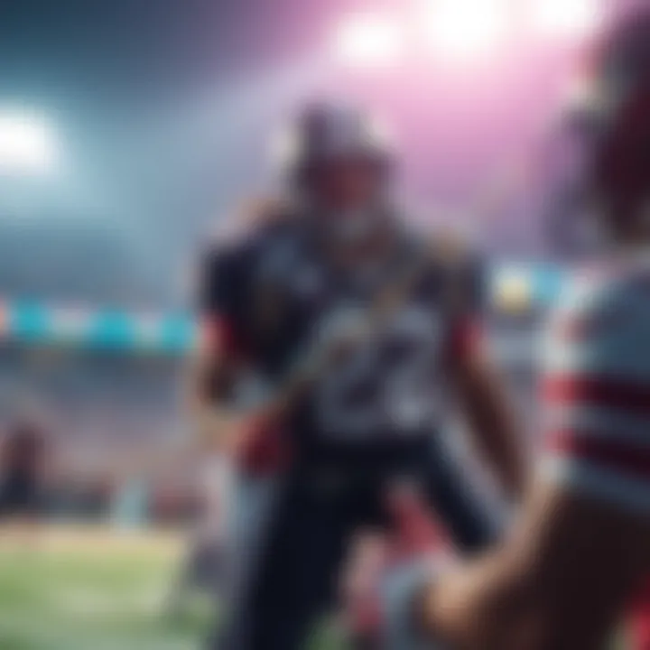 Graph illustrating historical betting trends leading to the Super Bowl