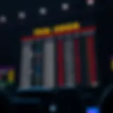 Vegas Odds Board for Super Bowl Analysis Vegas odds board showcasing Super Bowl predictions