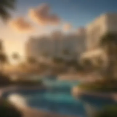 Beautifully Landscaped Surroundings of Baha Mar Casino Beautifully landscaped surroundings of Baha Mar Casino