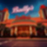 The grand entrance of Bally's Atlantic City Casino showcasing its iconic façade