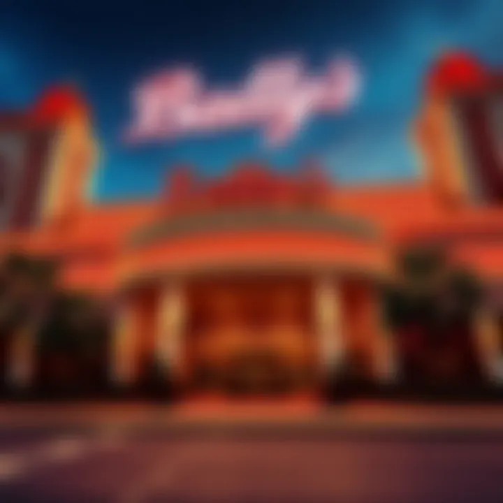 The grand entrance of Bally's Atlantic City Casino showcasing its iconic façade