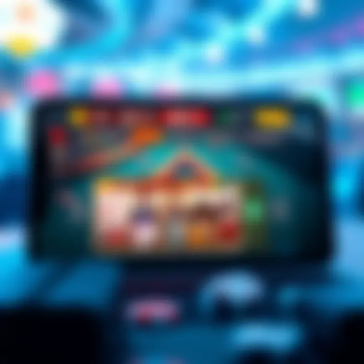 Visual representation of the top casino betting apps interface