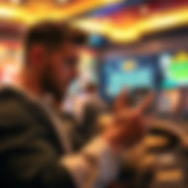 Player strategy in action while using mobile casino app