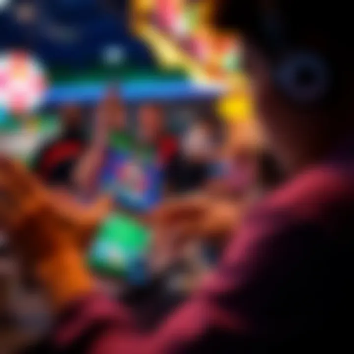 User Experience in Mobile Casino Gaming A close-up of a user interacting with a mobile casino game