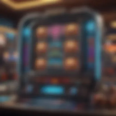 Vibrant Mobile Slot Gaming Interface Vibrant mobile slot gaming interface