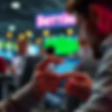 Mobile Betting Experience User engaging with mobile betting application