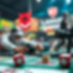 Promotional banners for online betting sites