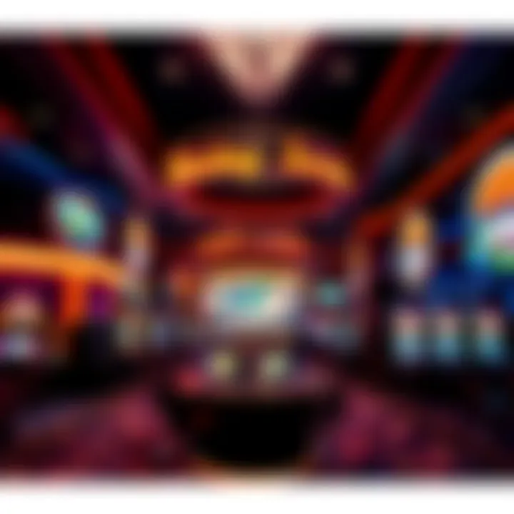 Captivating Atmosphere of Blazing Sevens Casino Interior ambiance of Blazing Sevens Casino