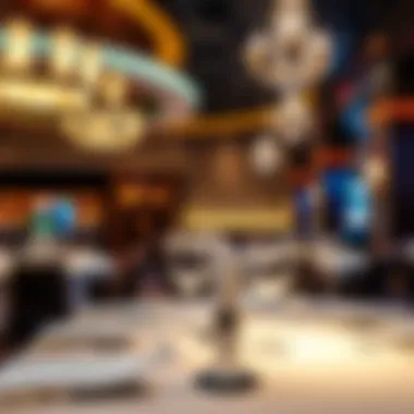 Dining area featuring elegant restaurant settings