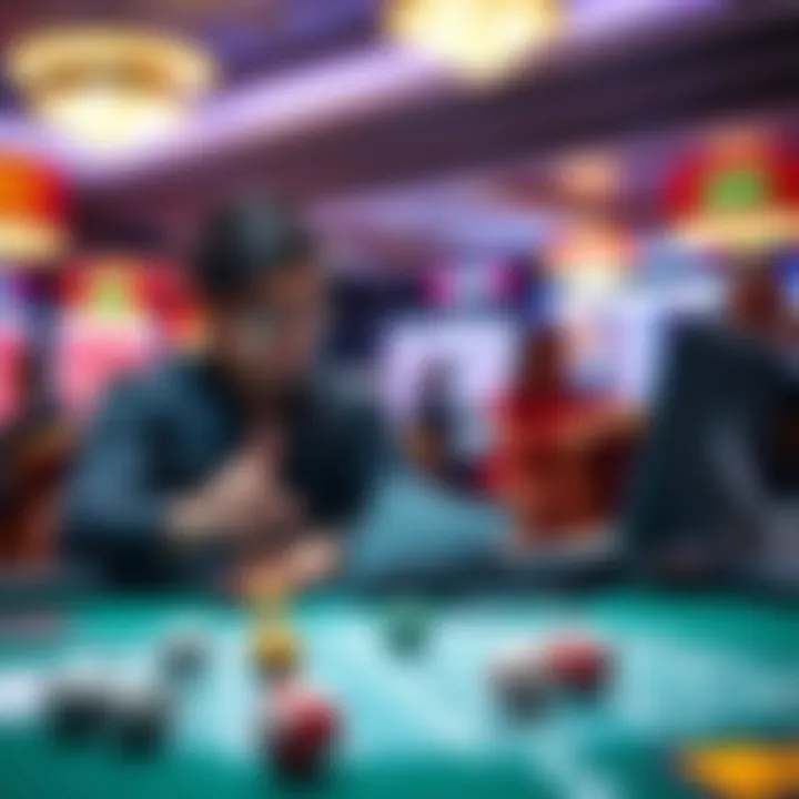 Strategic player analyzing Keno patterns