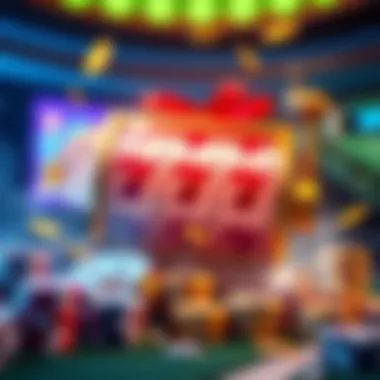 Symbolic representation of bonuses and promotions in online gambling