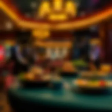 Dining area showcasing delicious culinary offerings