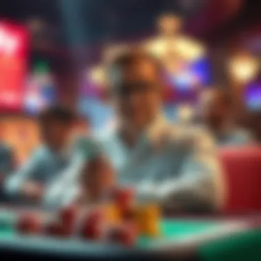 Iconography symbolizing customer support in casino betting