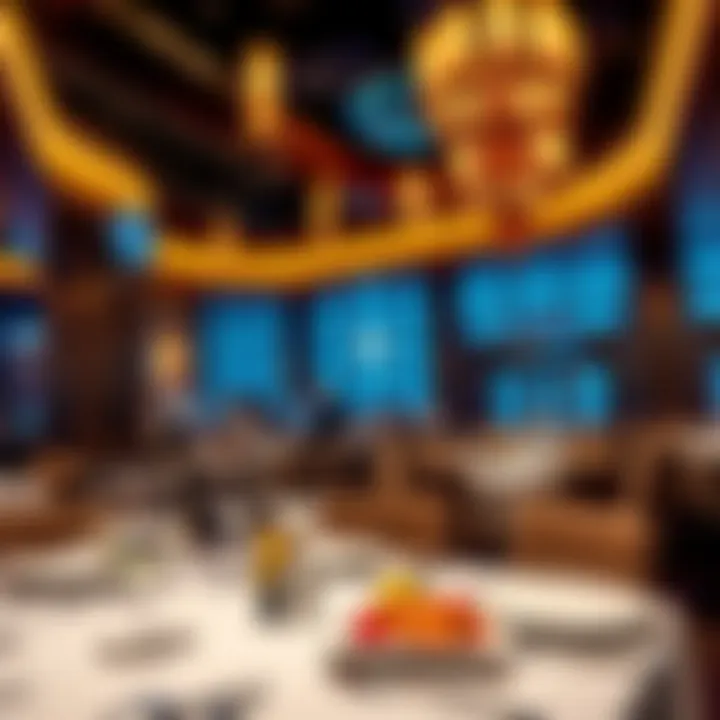 Luxurious dining area within Casino Tampa offering diverse cuisines