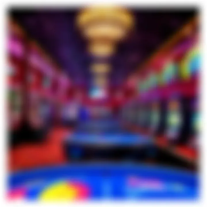 An inviting gaming area showcasing various table games and slot machines within a Sheridan casino