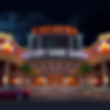 Catawba Casino Grand Entrance Grand entrance of Catawba Casino showcasing its architectural design