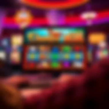 Vibrant online slot interface with captivating graphics