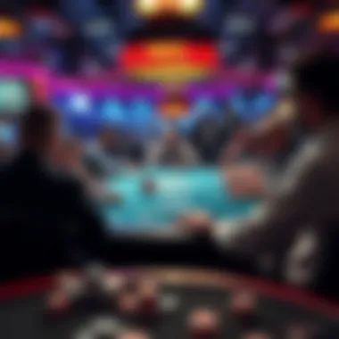 An engaging game of poker showcasing strategic play