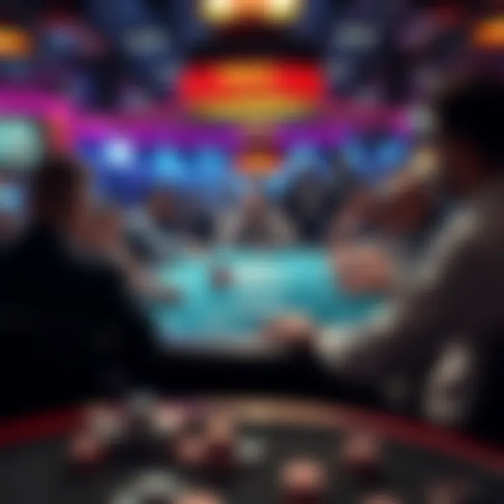 An engaging game of poker showcasing strategic play