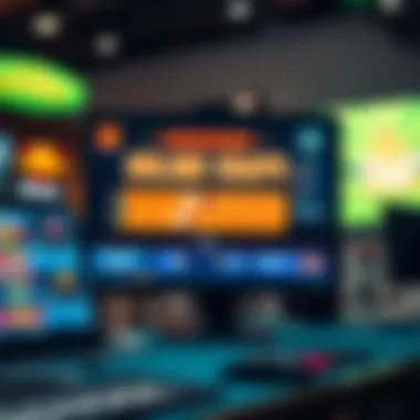 Online craps game interface on a computer screen