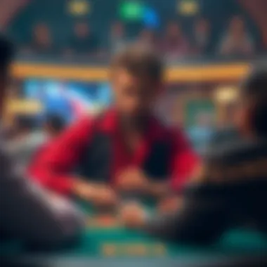 Player strategizing before rolling dice