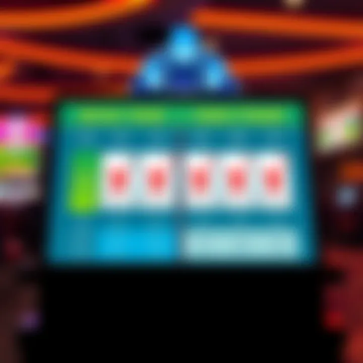 Comparison chart of online and brick-and-mortar video poker