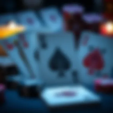 An elegant arrangement of playing cards that reflects their dual role as collectibles and gaming tools.