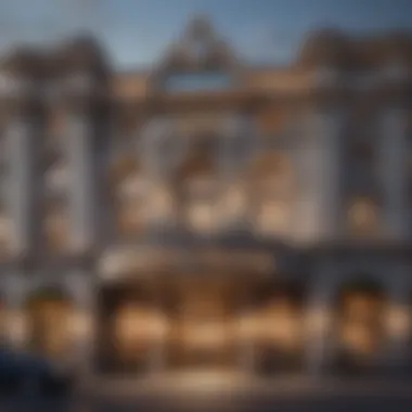 Architectural Elegance of Crockfords Casino Exterior view of Crockfords Casino showcasing its architectural elegance
