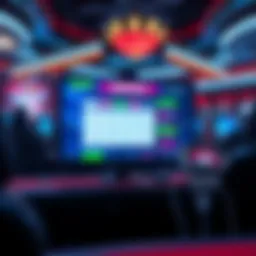 Secure online gambling platform interface