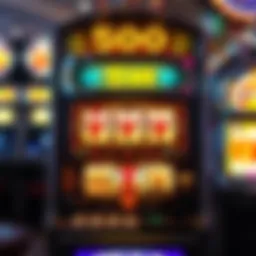 Classic slot machine interface with iconic symbols