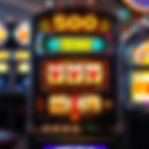 Classic slot machine interface with iconic symbols