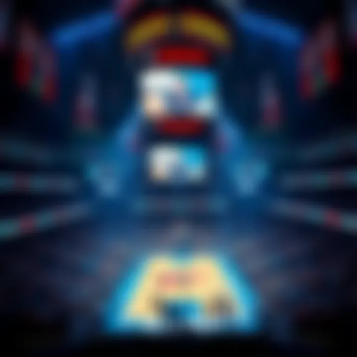 Exciting atmosphere of NCAA tournament games