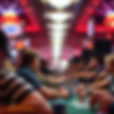 A visual representation of the influence of Twitter on poker culture, symbolizing connectivity.