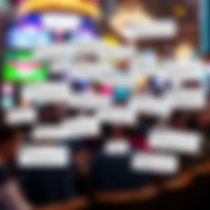 A collage of tweets from notable players discussing strategies and experiences at the WSOP.