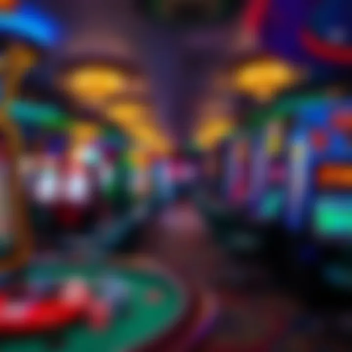 Diverse gaming options available at the casino