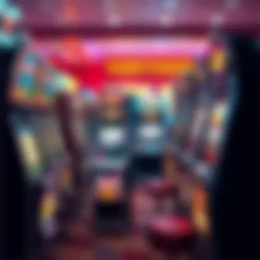 Different types of slot machines displayed side by side