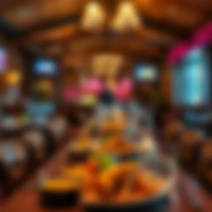 Dining area featuring unique culinary offerings