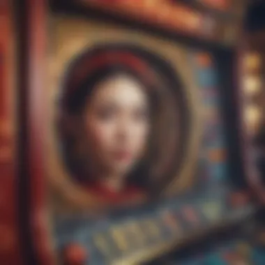 Asian Fortunes Slot Machine Interface Colorful depiction of Asian Fortunes slot machine interface