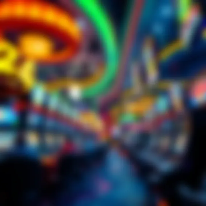 Thrilling Casino Experience in Atlantic City Exciting gaming atmosphere inside a casino in Atlantic City