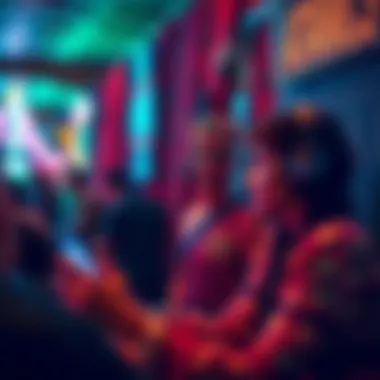 Cultural event showcasing art and performances