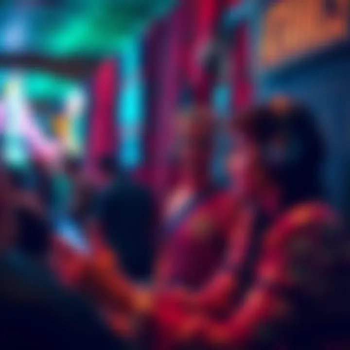 Cultural event showcasing art and performances