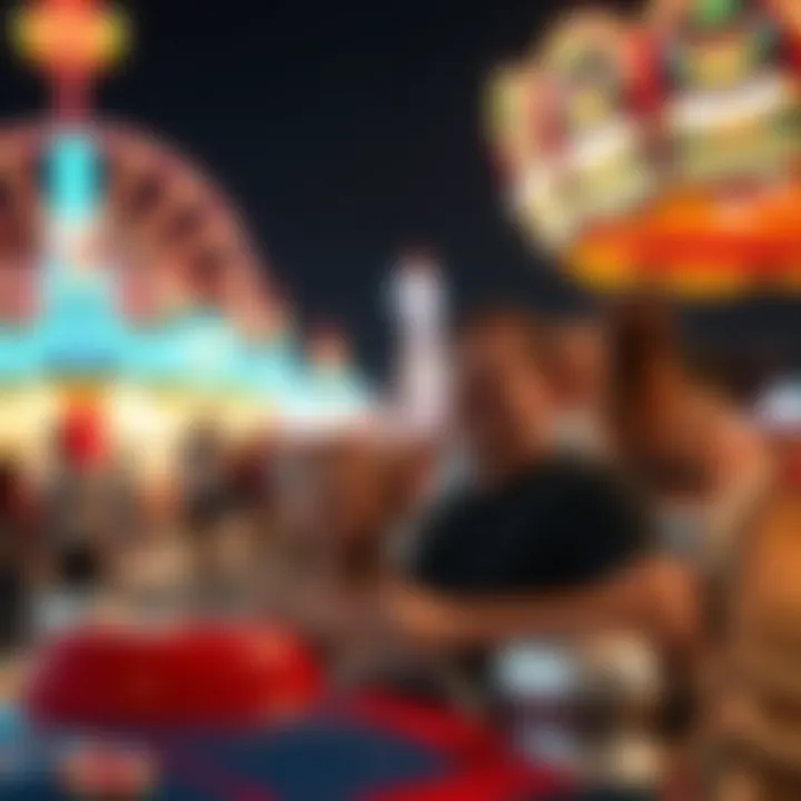 Family enjoying fun activities at a local amusement park