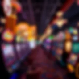 Bally's Casino gaming floor showcasing vibrant slot machines