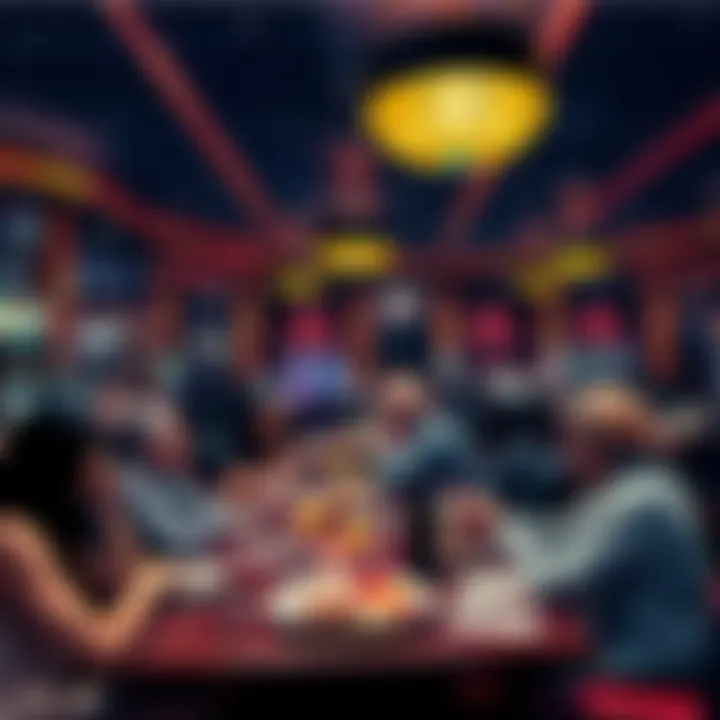 Bally's Casino dining area with patrons enjoying their meals