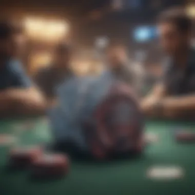 Promotional Offers at an Online Poker Table An online poker table with promotional offers highlighted